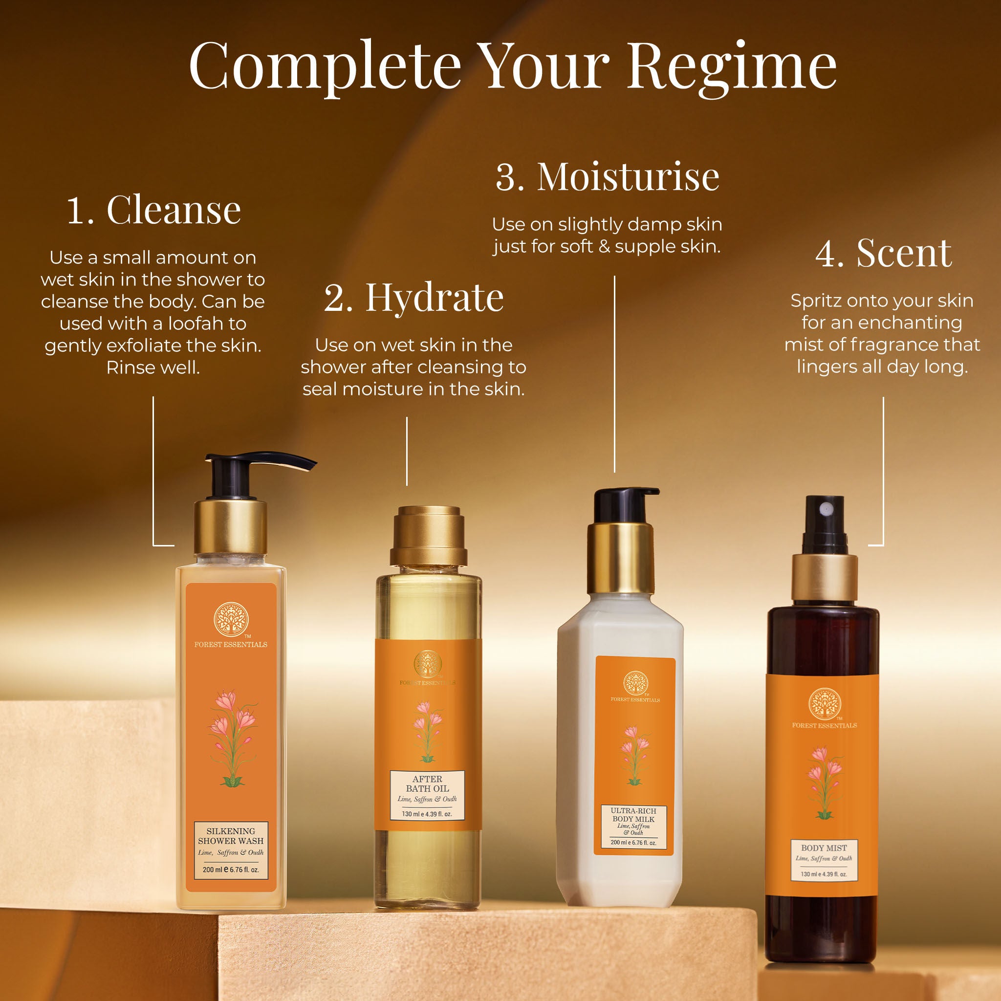 Ultra-Rich Lime Saffron & Oudh Natural Body Milk