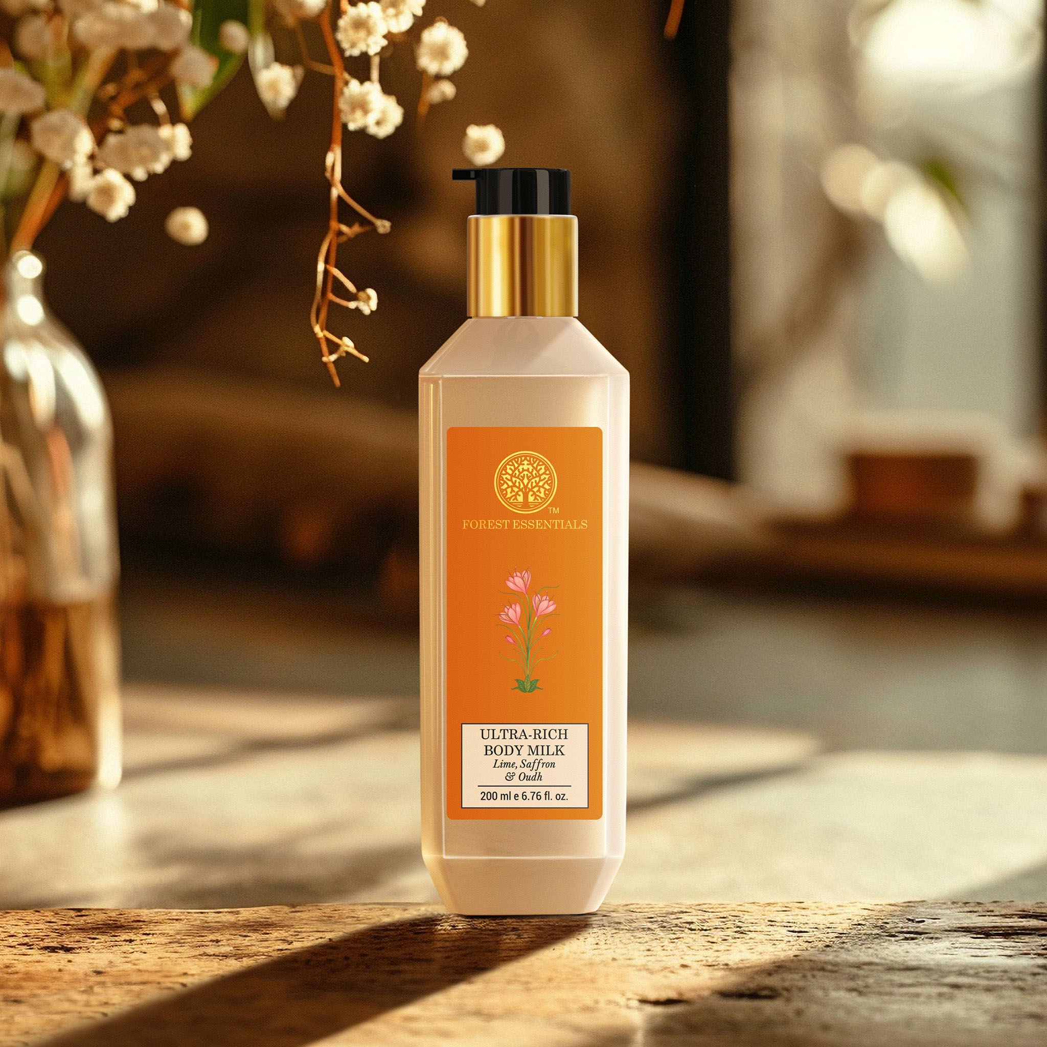 Ultra-Rich Lime Saffron & Oudh Natural Body Milk