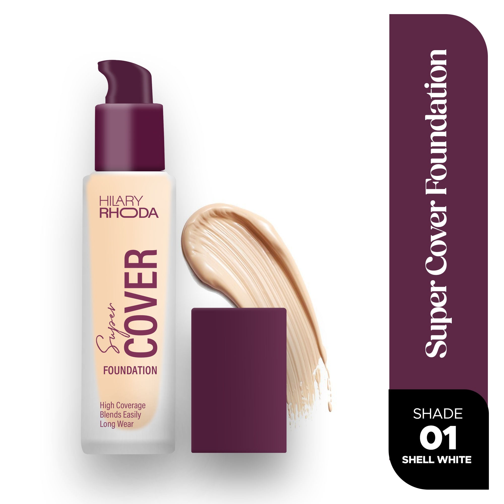 Super Cover Waterproof Foundation - Shell White 01