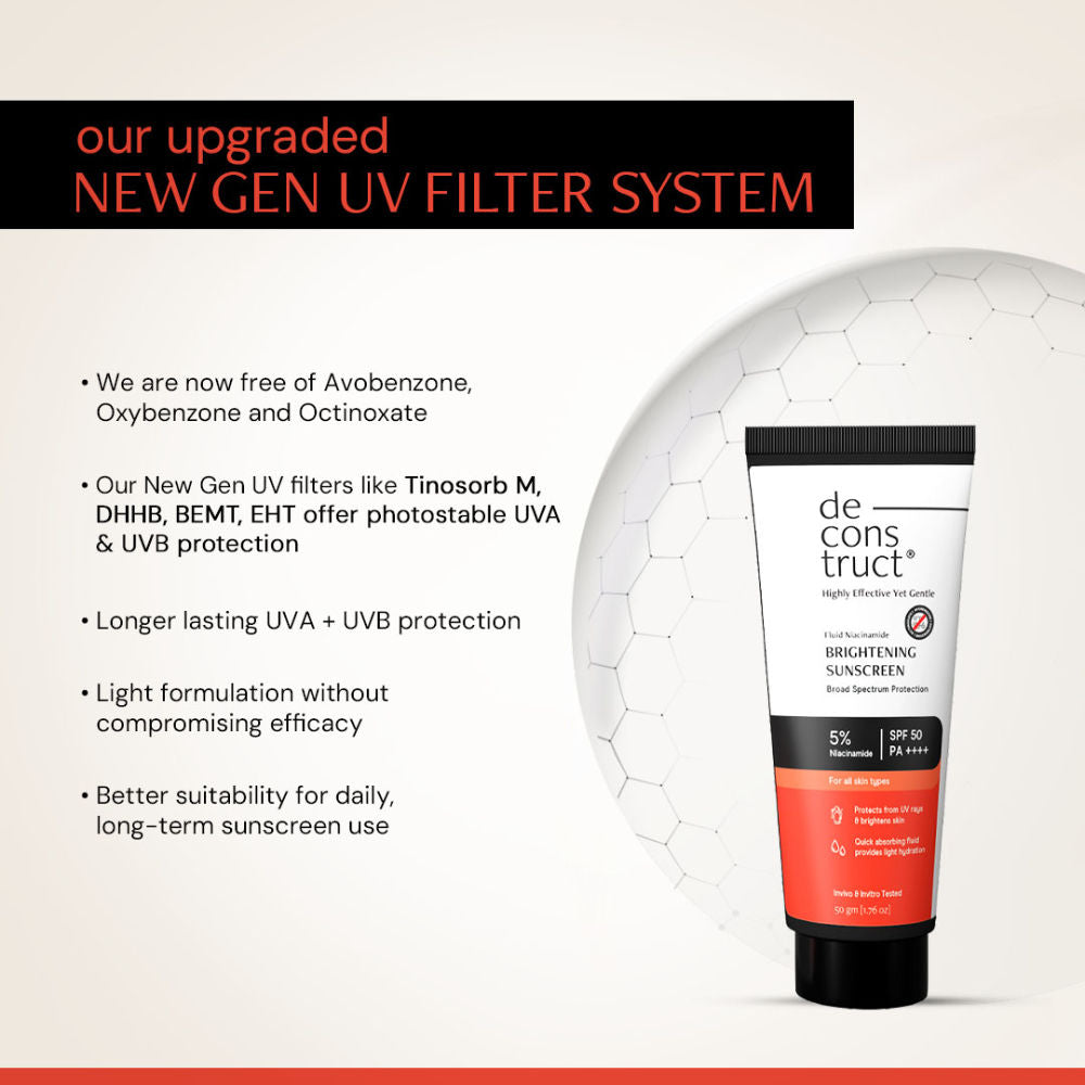 Brightening Fluid Sunscreen SPF 50+, Lightweight, Hydrating