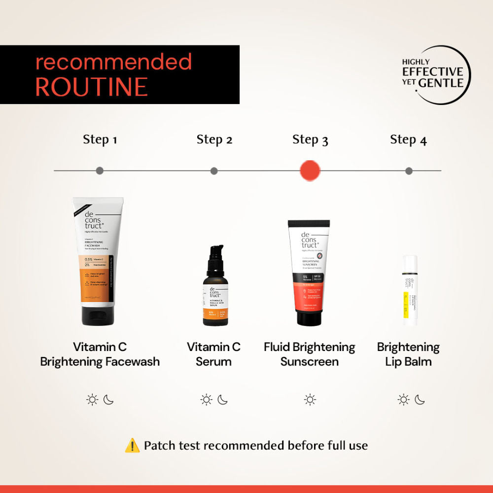 Brightening Fluid Sunscreen SPF 50+, Lightweight, Hydrating