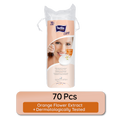 Cotton Pads With D Panthenol & Orange Blossom Extracts, 100% Cotton, Double Sided