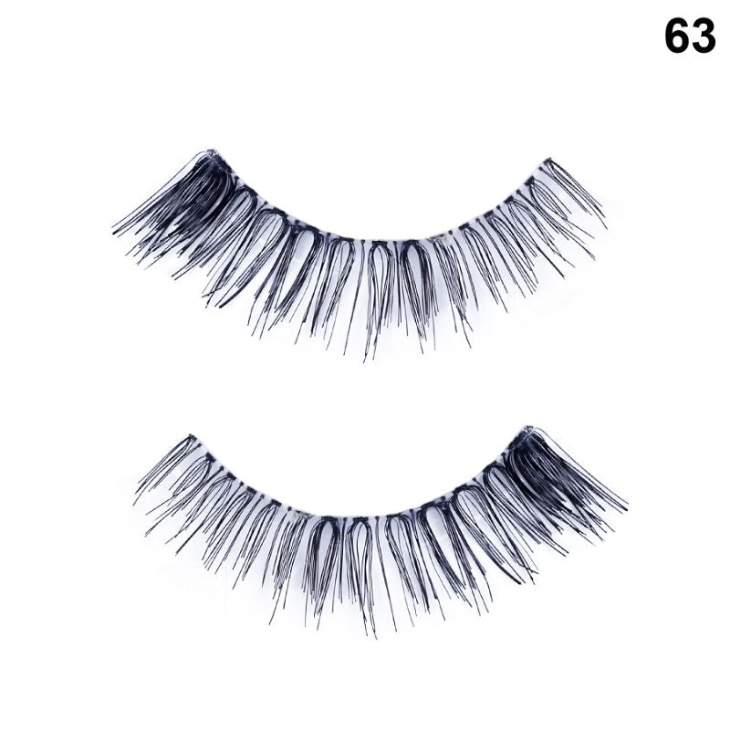Synthetic Hair and Lightweight Long Natural Look False Eyelashes - 63