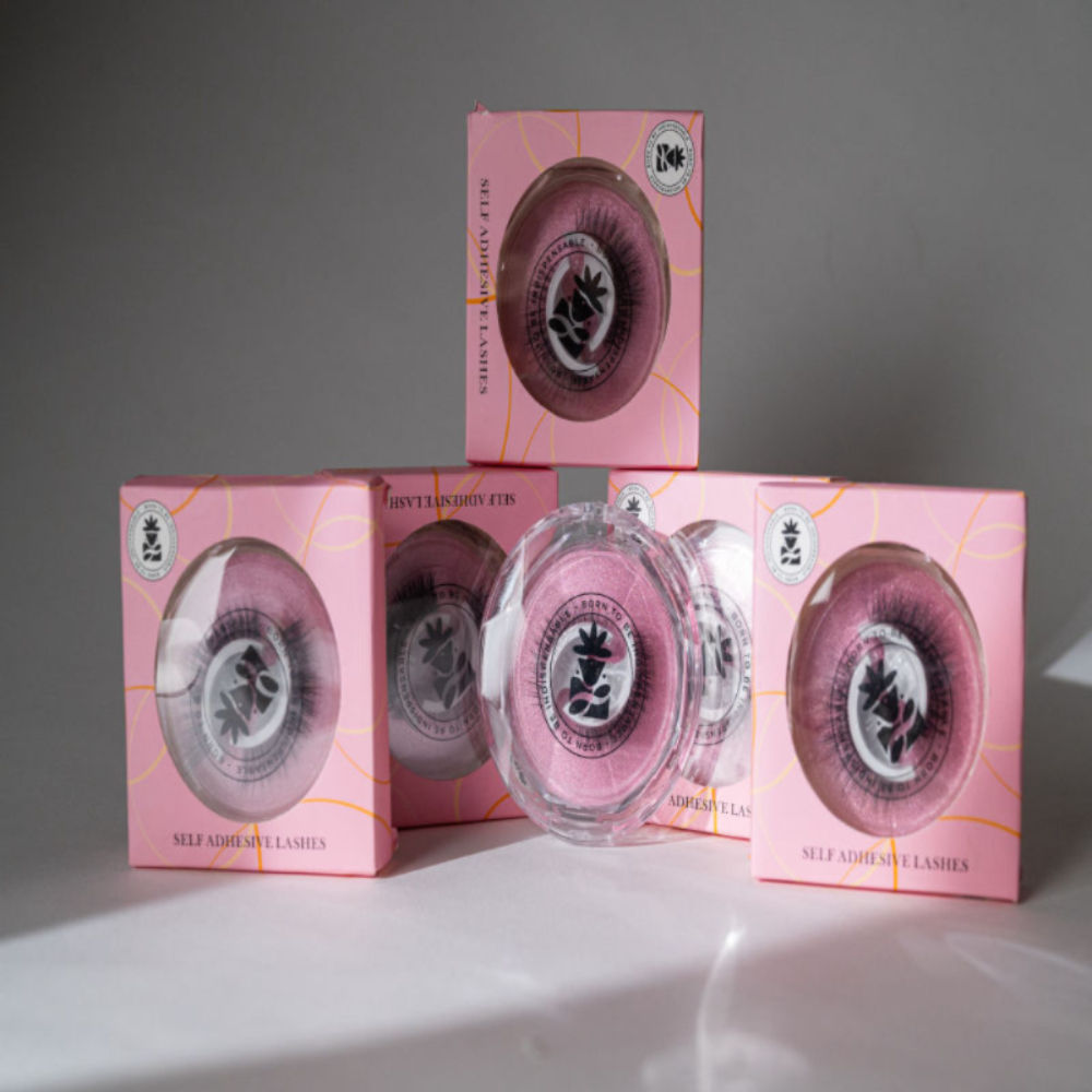 Self Adhesive Eyelashes SA02, Soft Center Volume, Youthful Lift, No Glue, Reusable, Lightweight