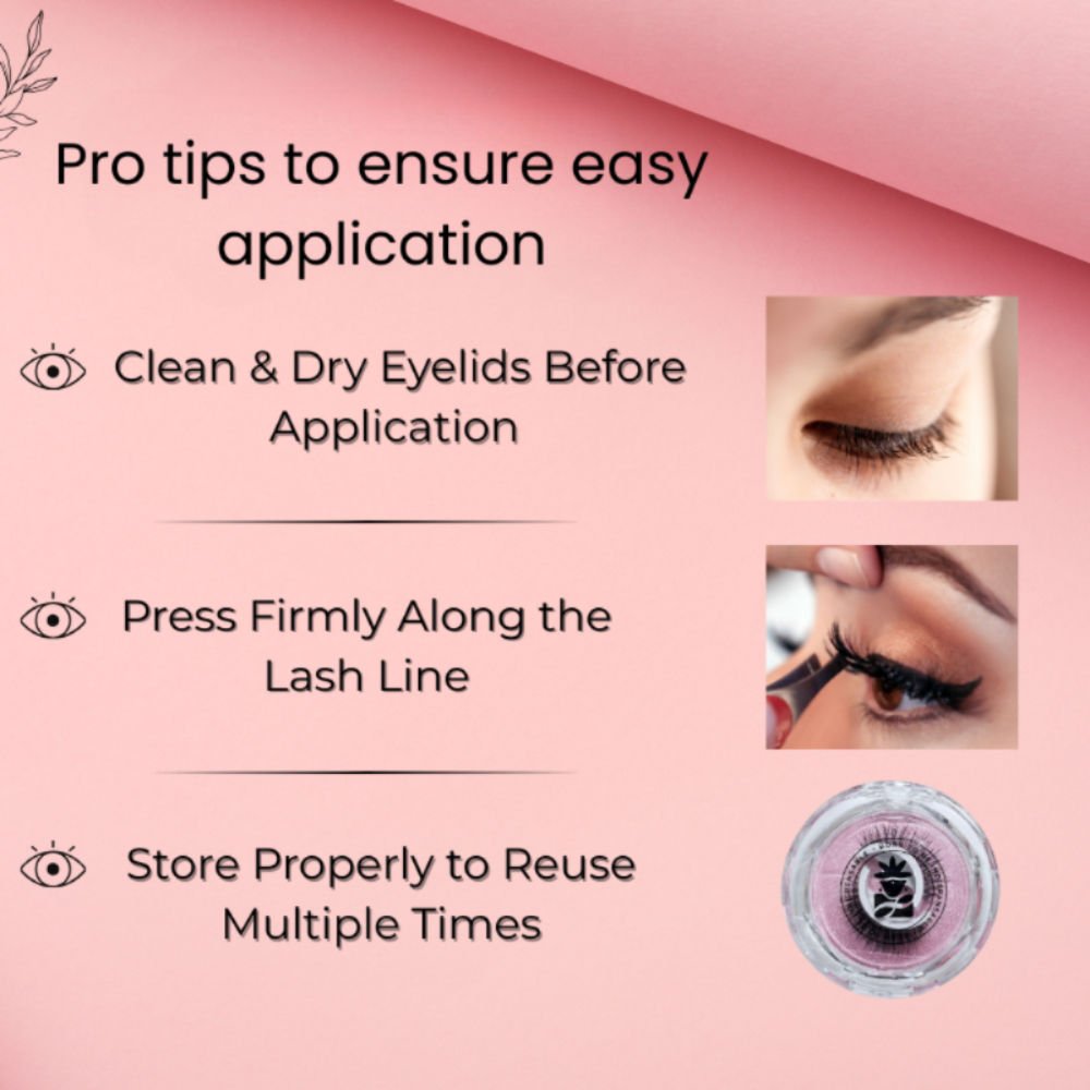 Self Adhesive Eyelashes SA18, Soft Lash Curve, Light Eye Look, No Glue, Reusable, Easy Wear