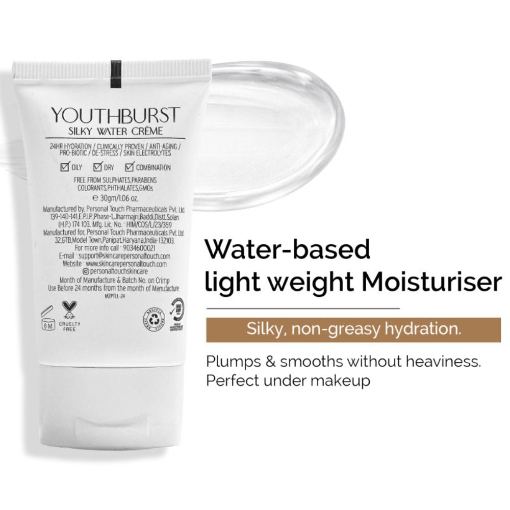 Personal Touch Youthburst Anti-Aging Water Gel Moisturizer for Hydrating & Barrier Repair
