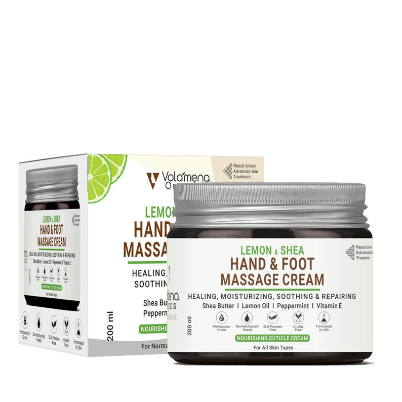 Organics Lemon & Shea Hand And Foot Whitening Massage Cream