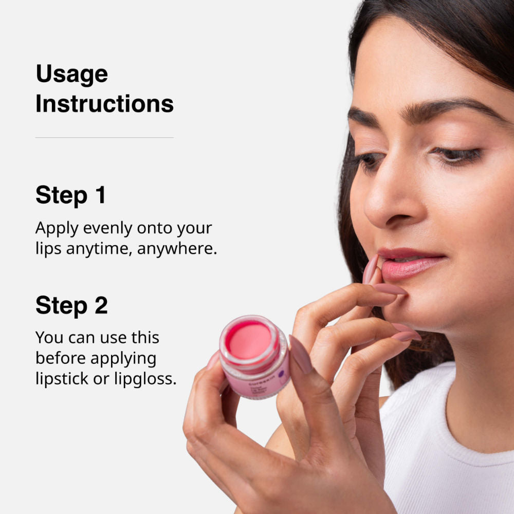 Tinted Lip Balm With Beetroot, Carrot & Strawberry
