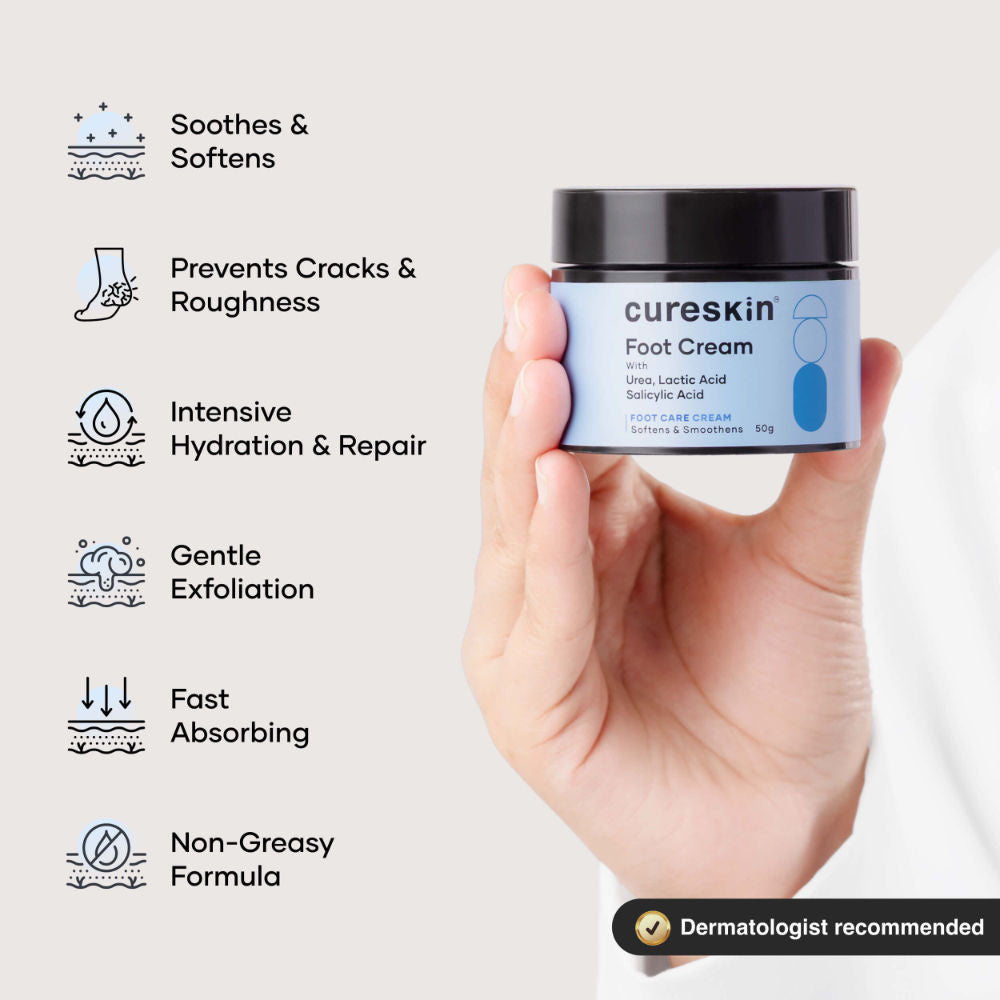 Foot Care Cream for Cracked Heels