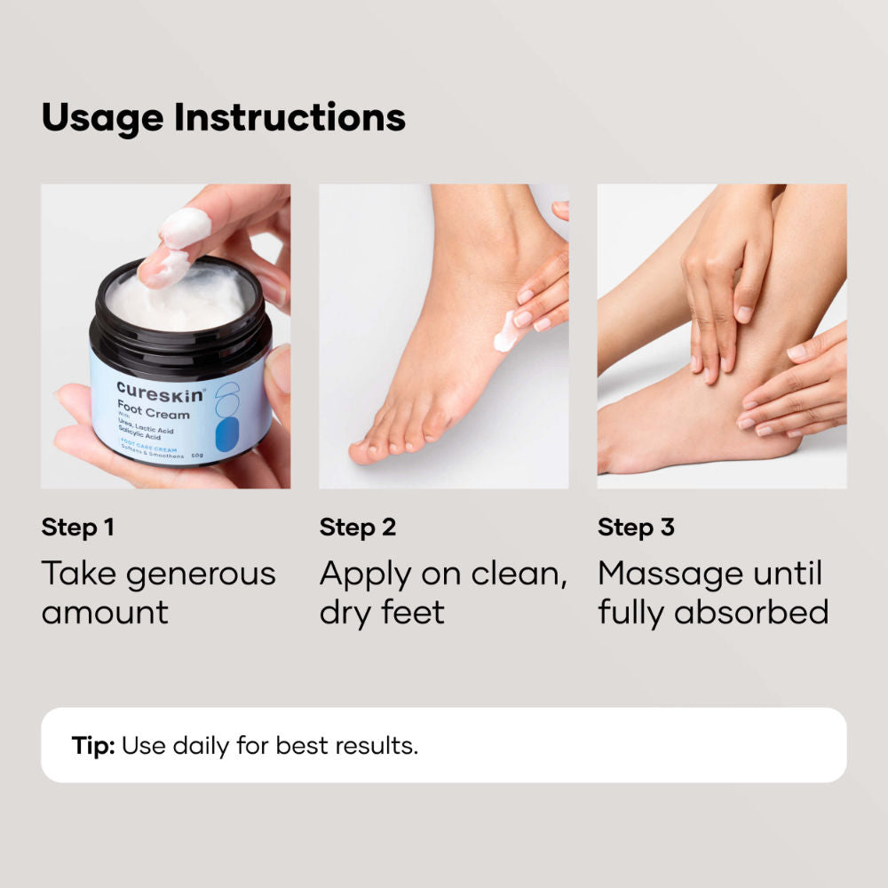 Foot Care Cream for Cracked Heels