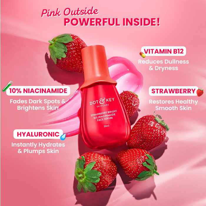 Strawberry Bright 10% Niacinamide Face Serum