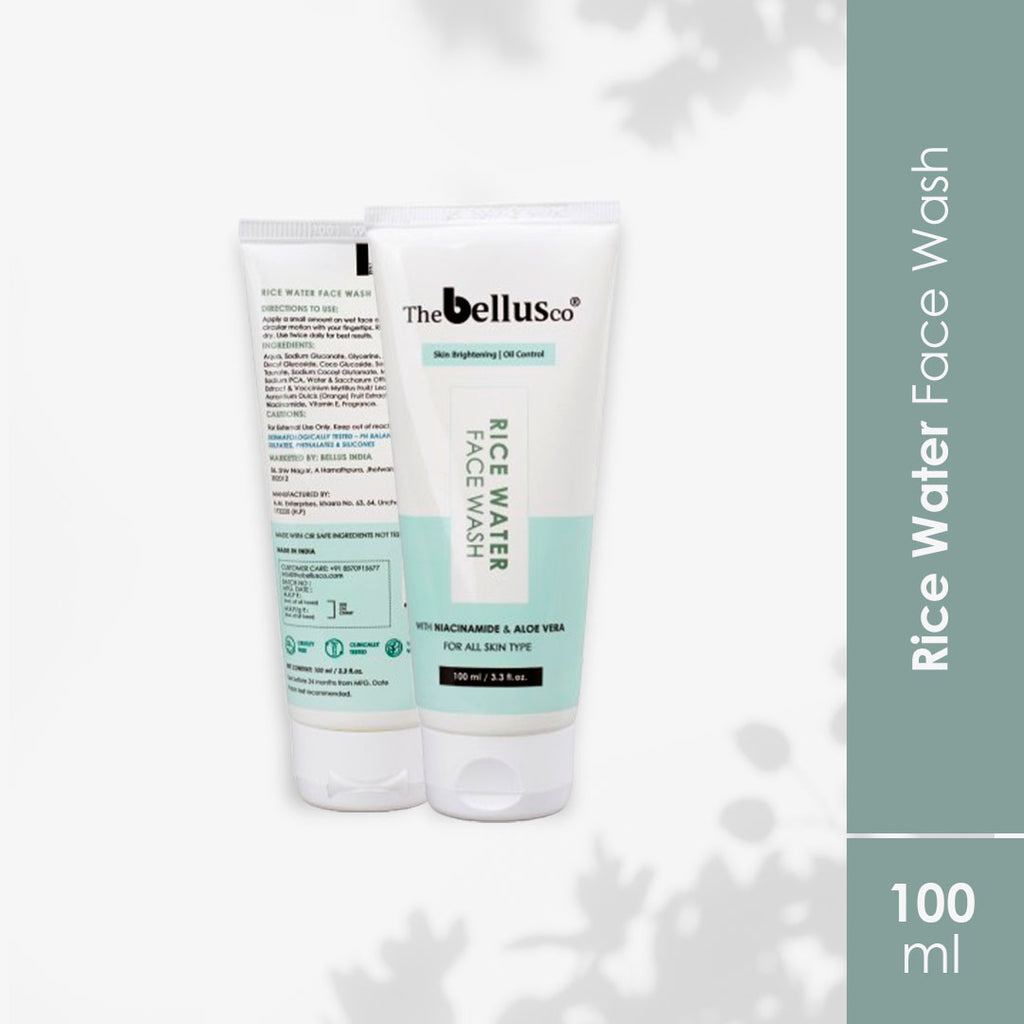 Rice Water Face Wash With Glycerin & Aloevera Extract