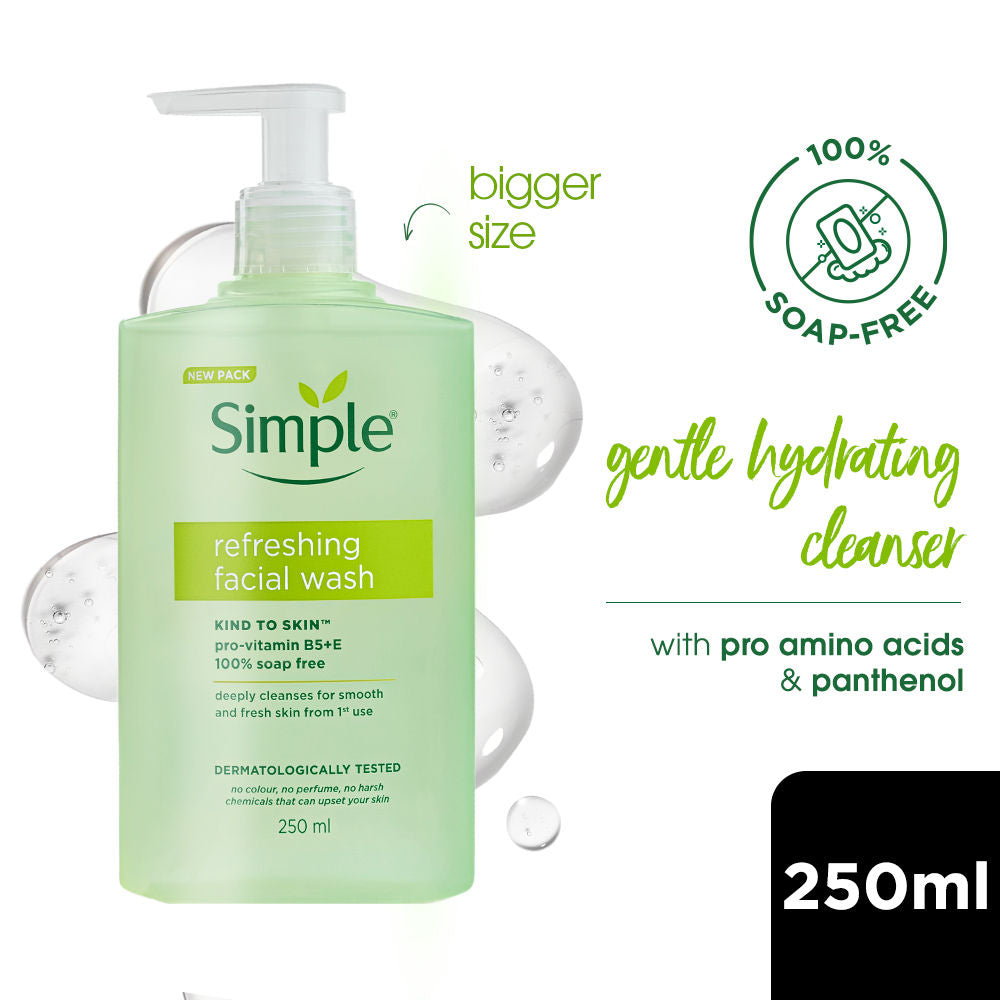 Refreshing Facial Wash, 100% Soap-Free | Perfect for Sensitive Skin