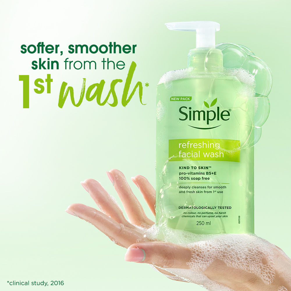 Refreshing Facial Wash, 100% Soap-Free | Perfect for Sensitive Skin