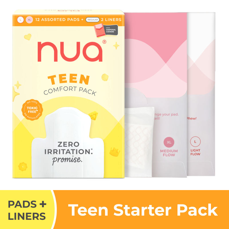 Teen Comfort Pack - Sanitary Pads and Panty Liners