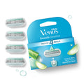 Smooth Women Hair Removal Razor Blades Aloe Vera Glidestrip - 4 Pieces