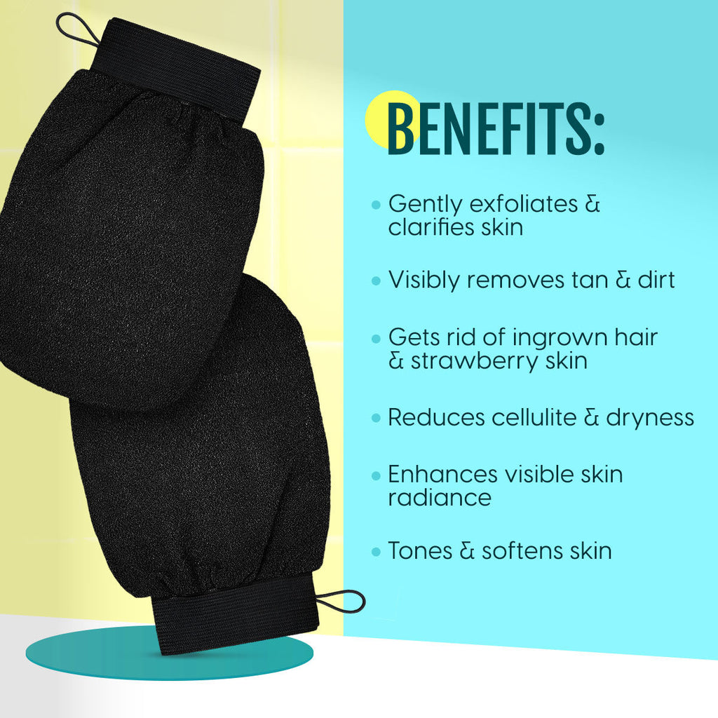 Exfoliating Bath Glove Body Scrubbing Mitten