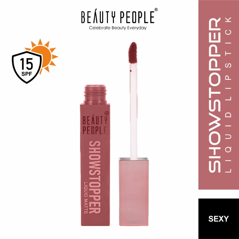 Showstopper Liquid Lip Color With SPF 15 & Vitamin E - Sexy