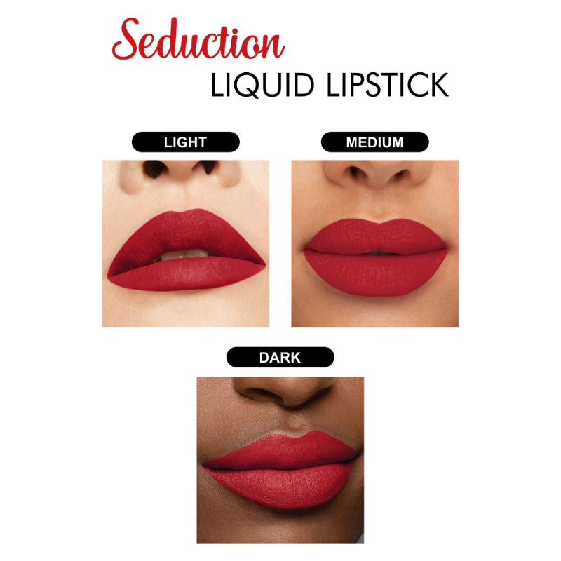 Seduction Liquid Lipstick With Vitamin E & Rose Oil