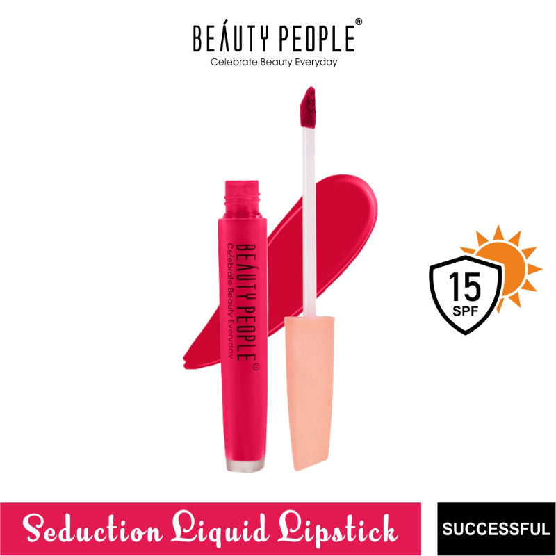 Seduction Liquid Lipstick With Vitamin E & Rose Oil - Successful