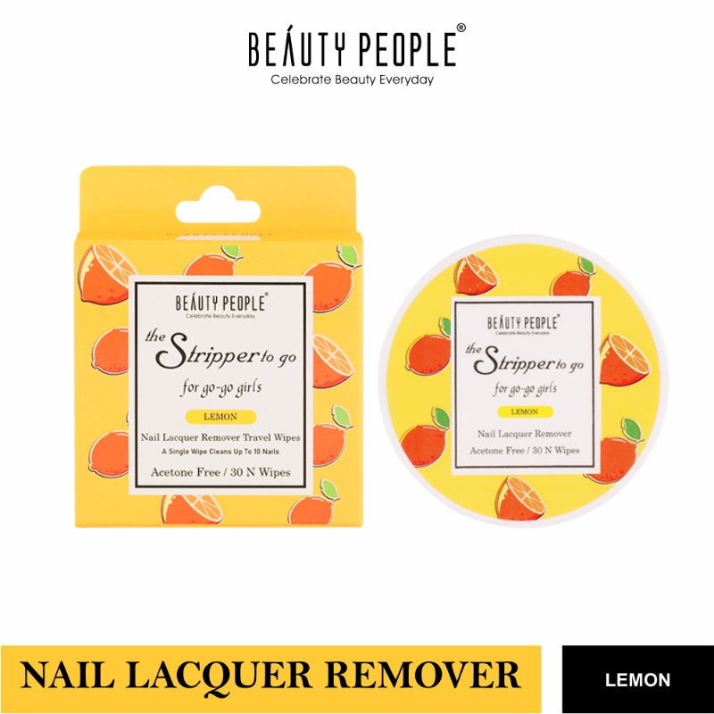 The Stripper To The Go Nail Polish Remover Travel Pads - Lemon