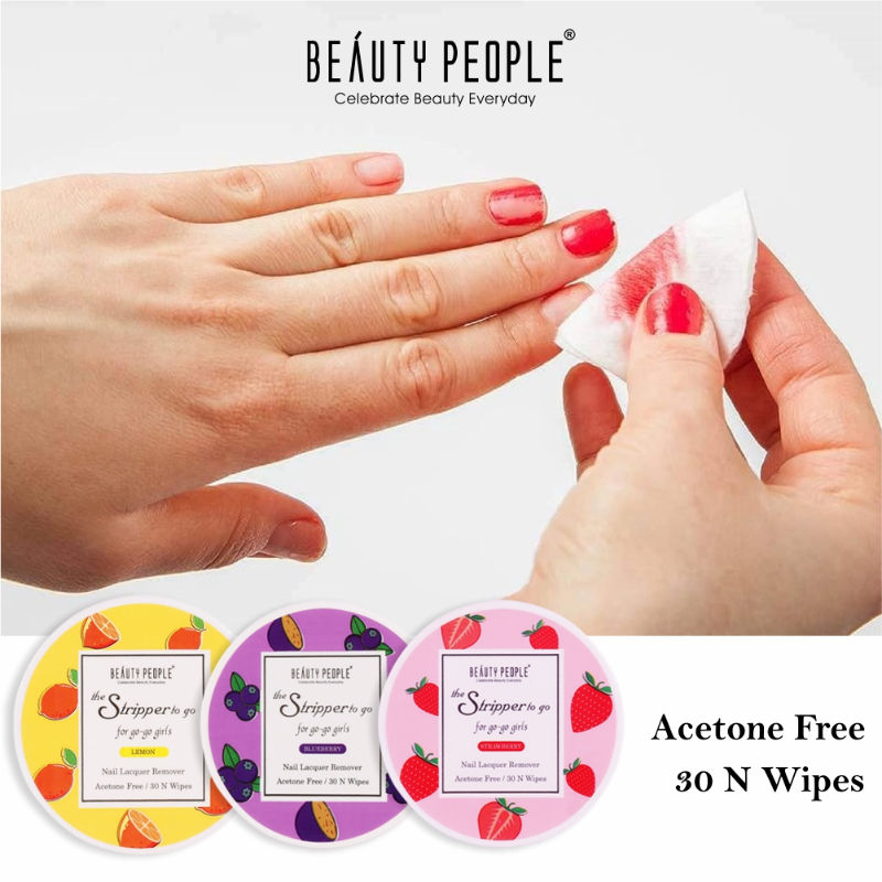 The Stripper To The Go Nail Polish Remover Travel Pads - Lemon