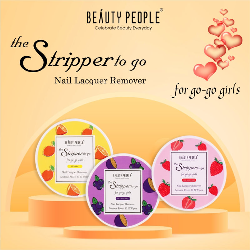 The Stripper To The Go Nail Polish Remover - Strawberry