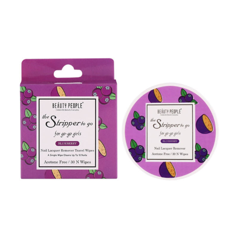 The Stripper To The Go Nail Polish Remover - Blueberry