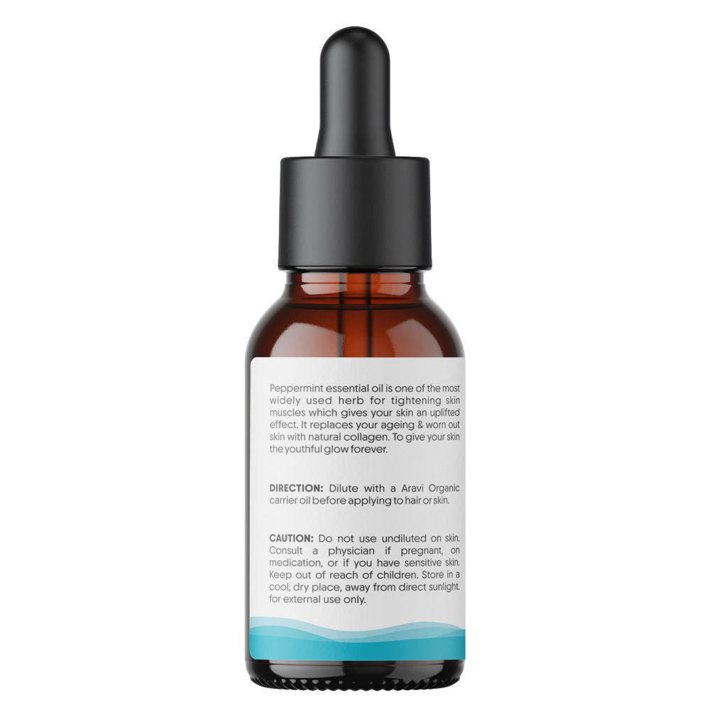 100% Pure Peppermint Essential Oil For Hair Growth, Hair Fall Control & Scalp
