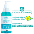 2% Salicylic Acid Exfoliating Body Wash - For Tan Removal, Body Acne & Strawberry Skin