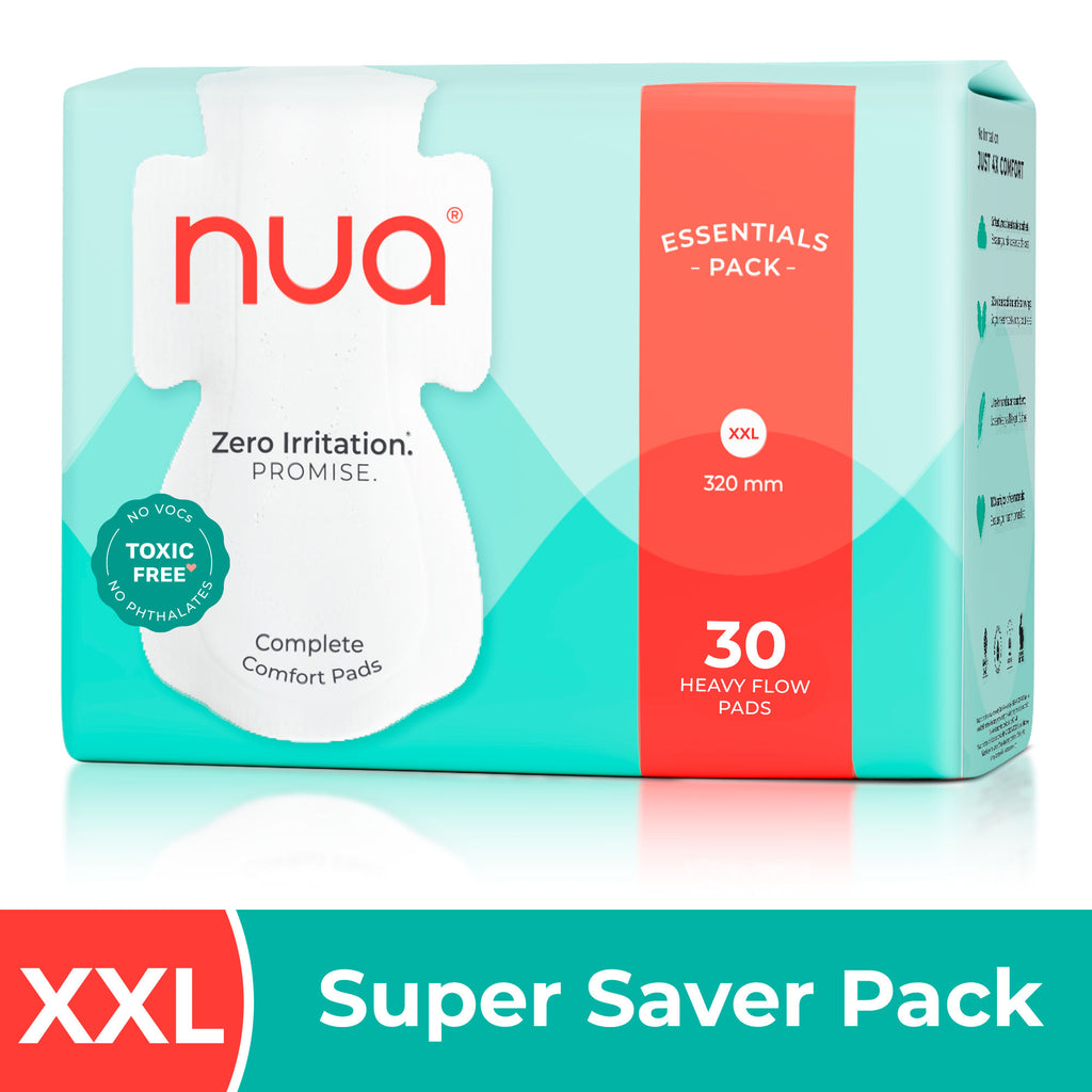 Complete Comfort Pads Zero Irritation Promise Essentials Pack Super Saver 4x Comfort 100% Toxic - XL+