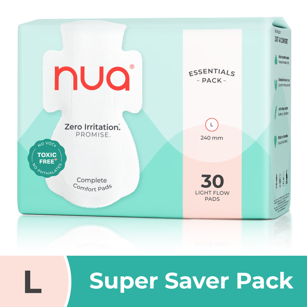 Complete Comfort Pads Zero Irritation Promise Essentials Pack Super Saver 4x Comfort 100% Toxic