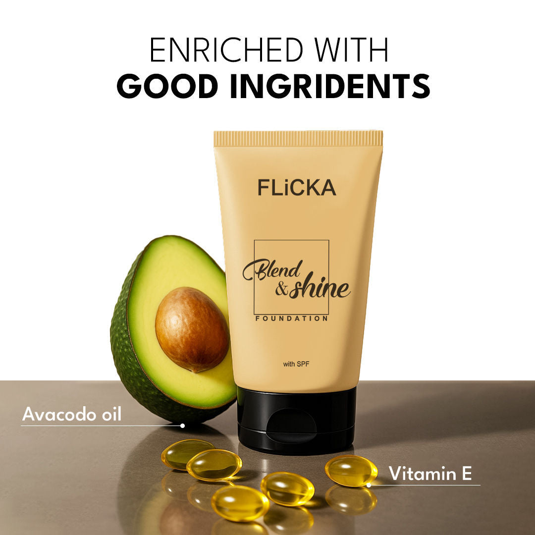 Blend & Shine Lumi - Matte Liquid Foundation Medium To High Coverage All Skin Types