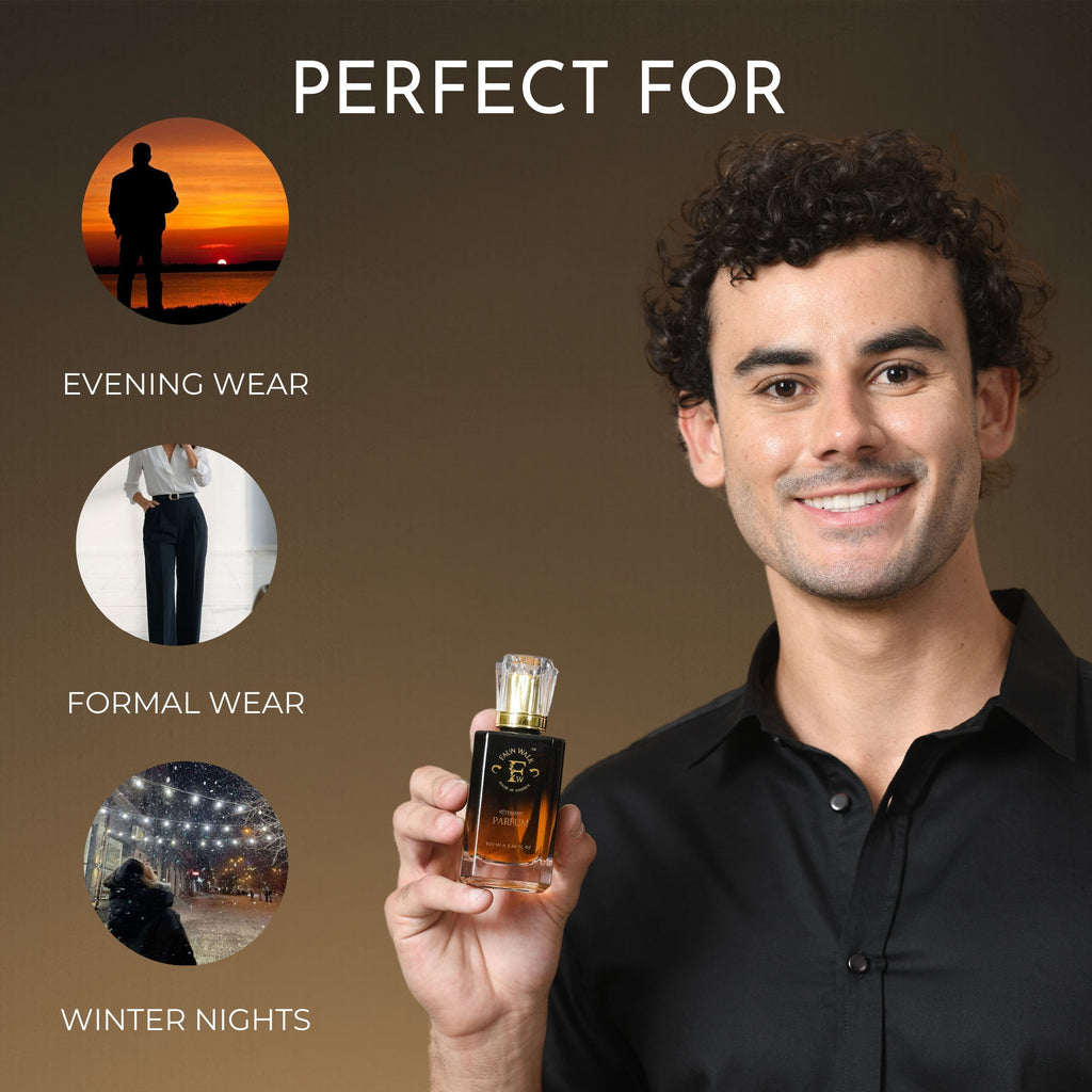 Faunwalk Ambery Smoke Unisex Perfume With 2 Travel Size Mini Included-Spicy Amber Notes