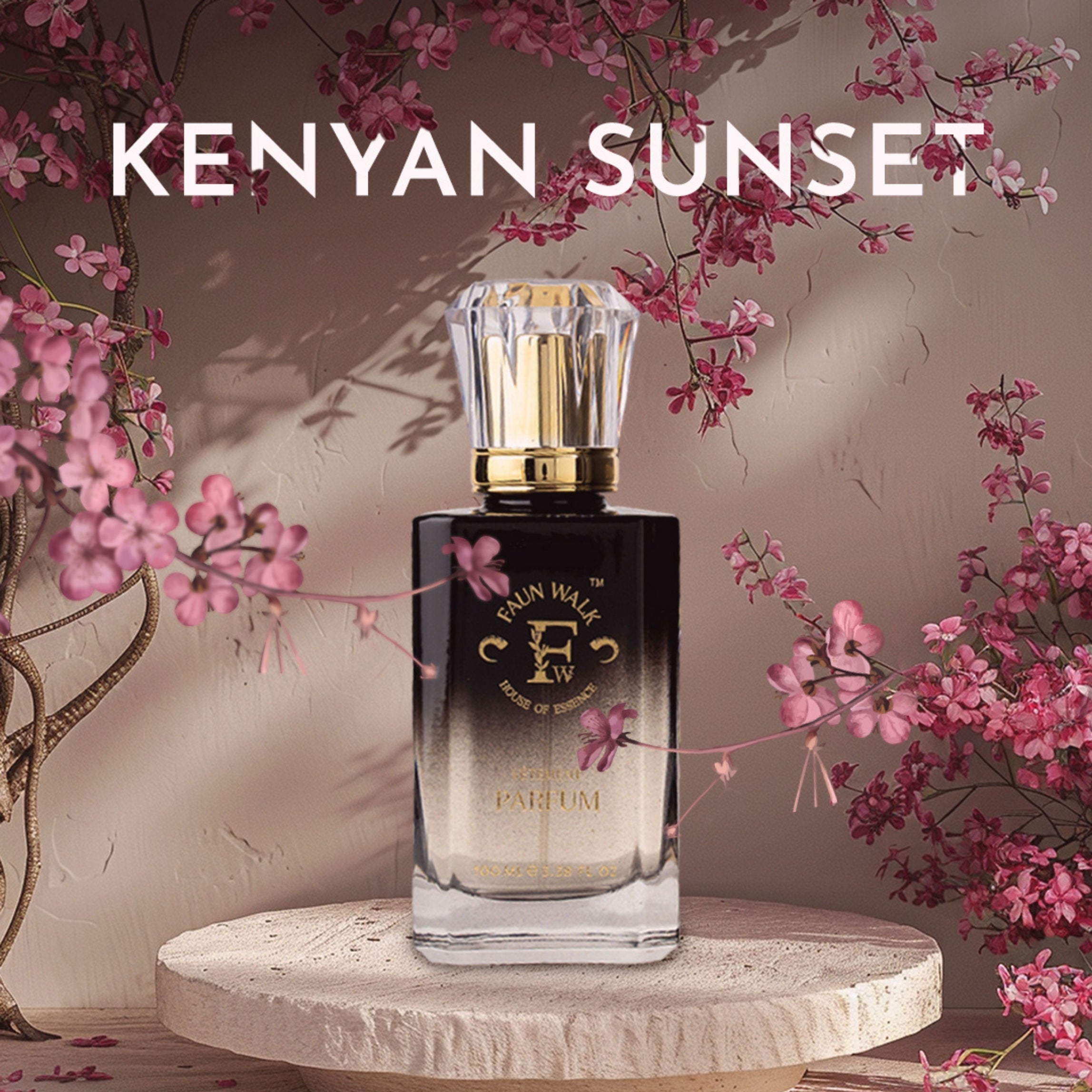 Faunwalk Kenyan Sunset Women Perfume With 2 Travel Size Mini Included-Smells Like Narciso