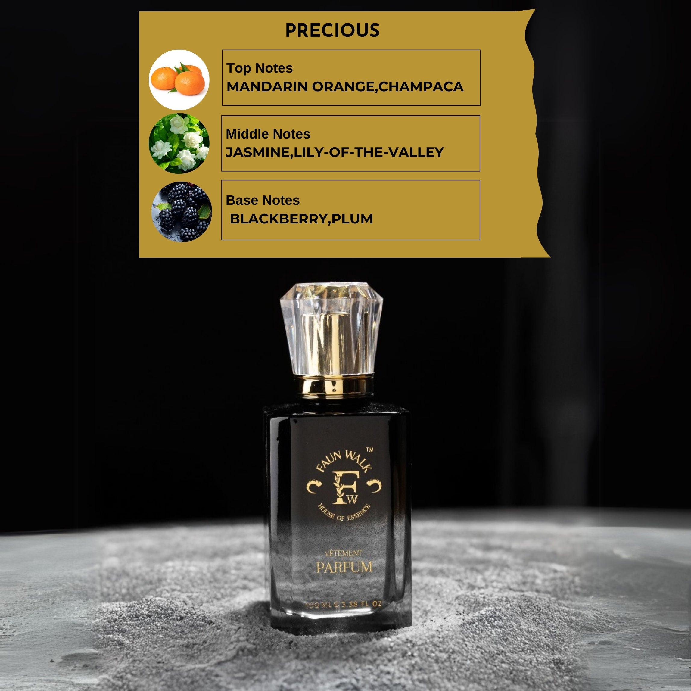 Faunwalk Precious Women Perfume With 2 Travel Size Mini Included-Smells Like Dior J'Adore
