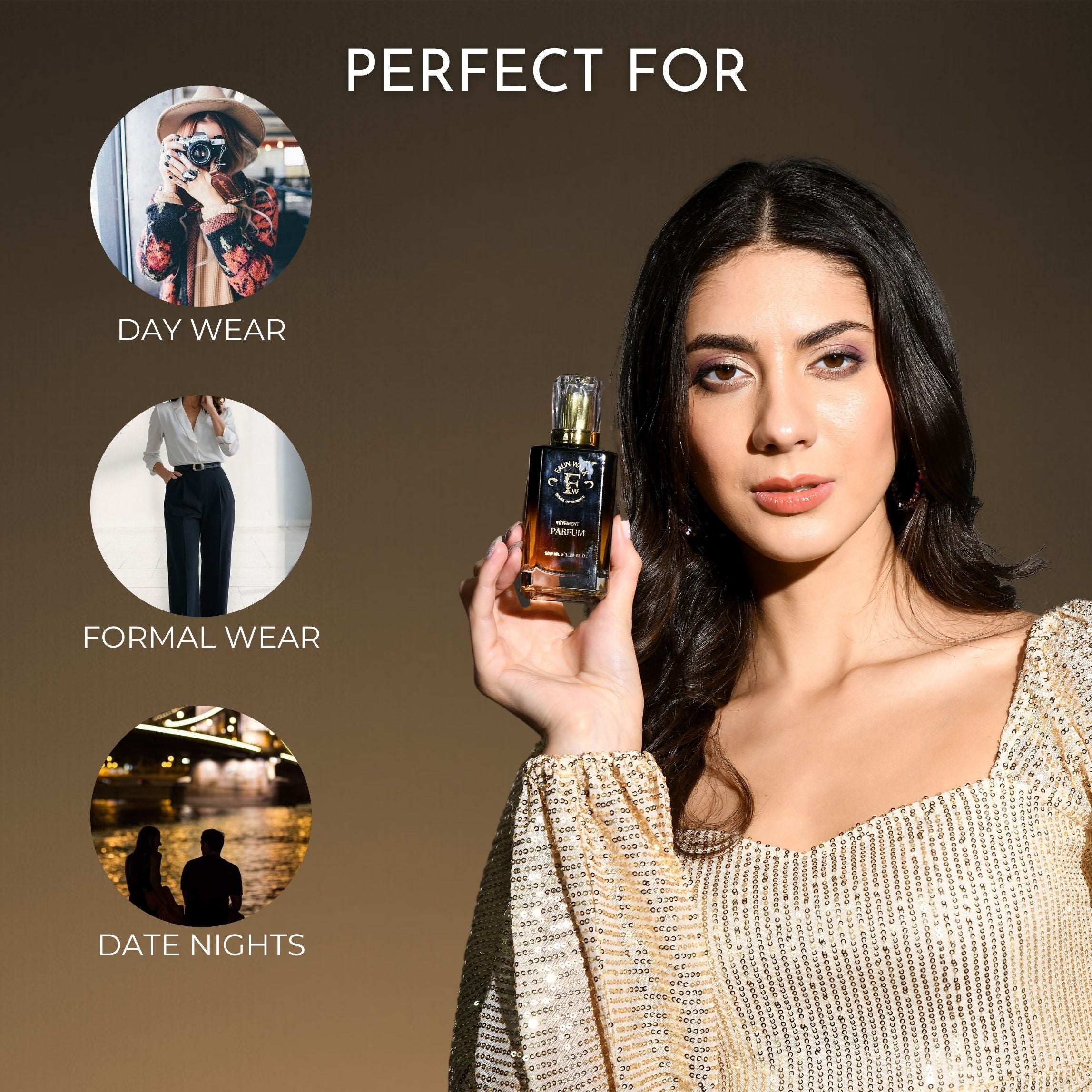Faunwalk Precious Women Perfume With 2 Travel Size Mini Included-Smells Like Dior J'Adore