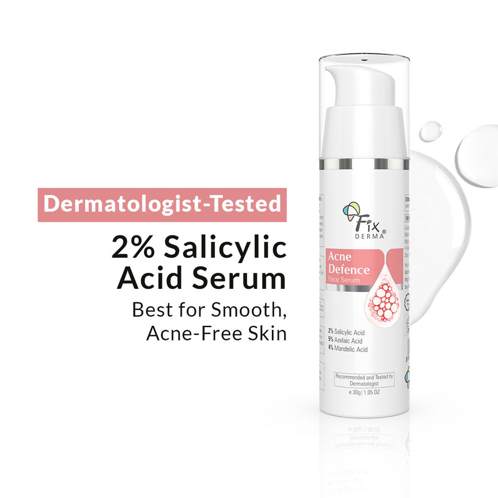 Acne Defence Face Serum with 2% Salicylic Acid for Anti Acne & Spot Treatment