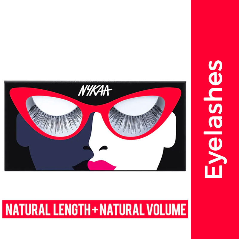 Nykaa Lash Talk Lightweight, Long & Volumizing Natural False Eyelash - Turn Up The Drama (1pcs) - Real Deal
