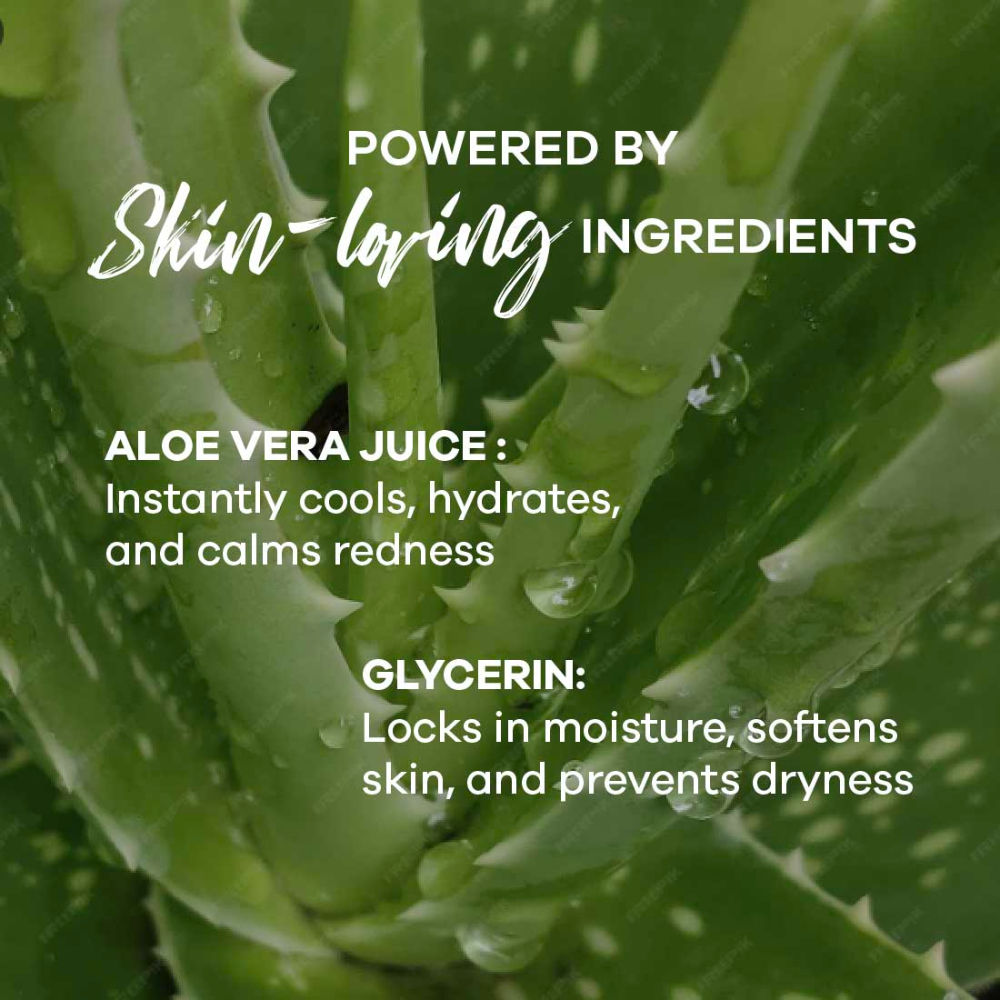 Calming Aloe Vera Gel, Healing, Calming and Soothing Skin