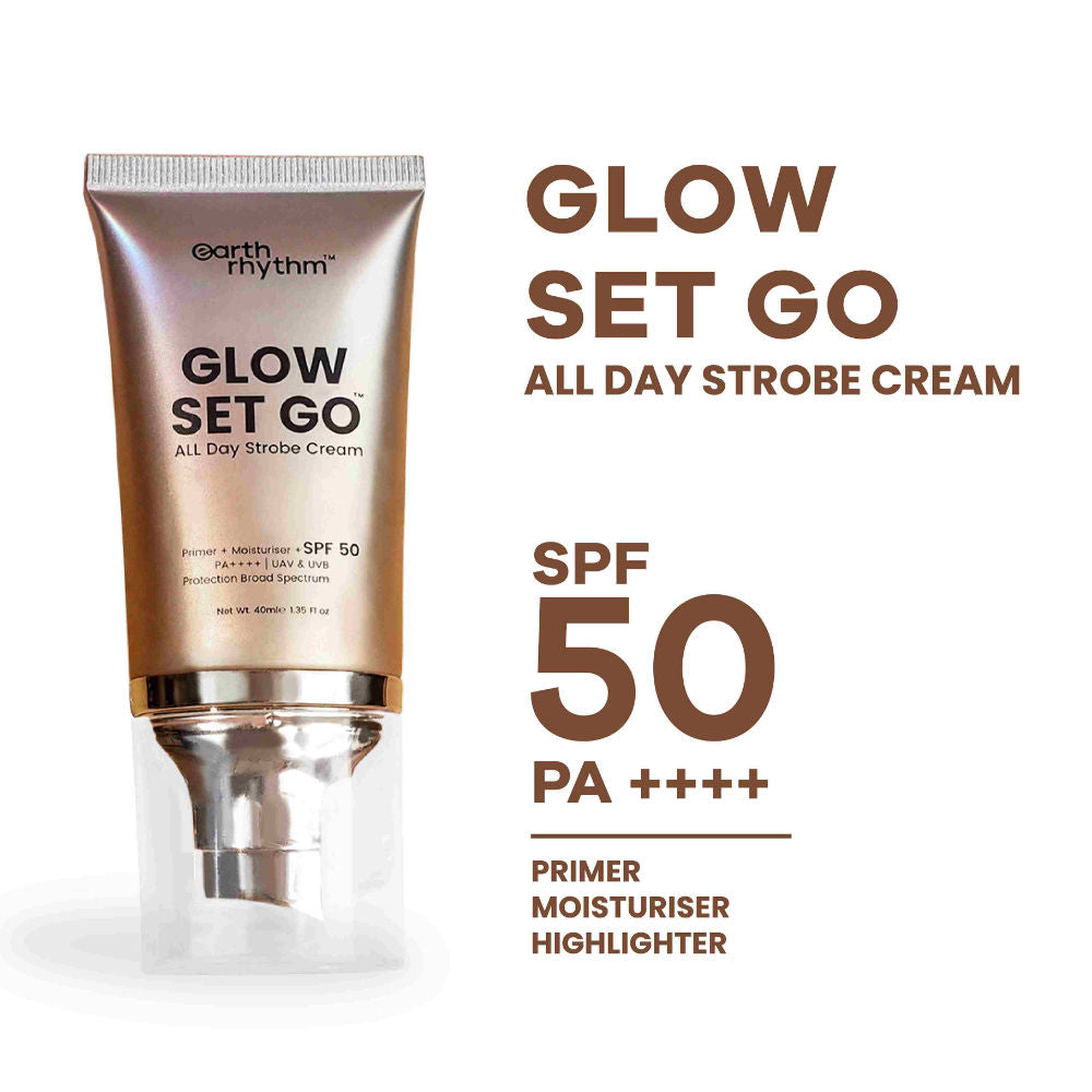 Glow Set Go All Day Strobe Creme Primer + Moisturiser + SPF 50 - Pearly Glow