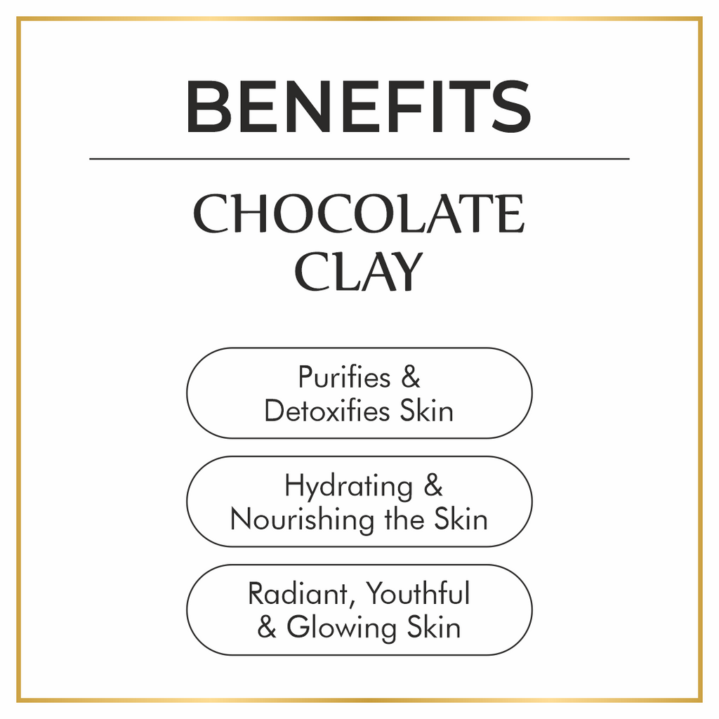 Choclate Clay Mask for Exfoliation Skin & Brightening