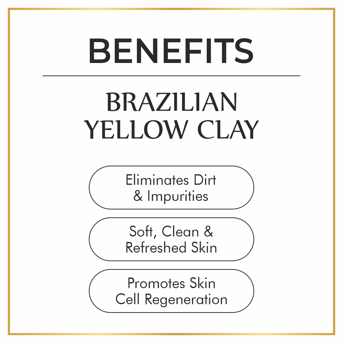 Brazilian Yellow Brightening Skin Clay Powder