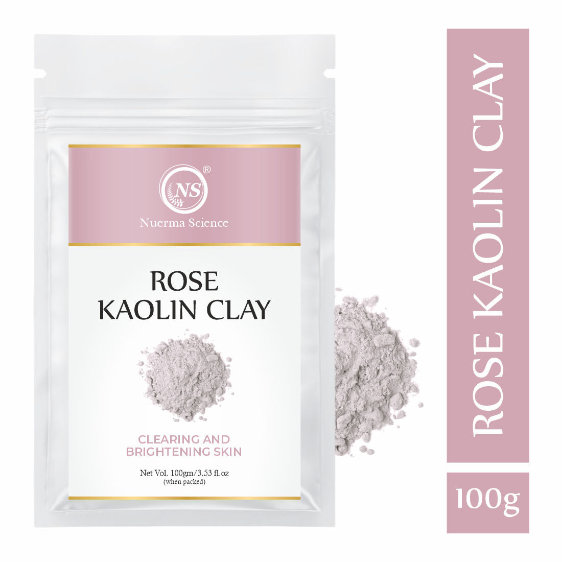 100% Natural Rose Kaolin Clay Mask
