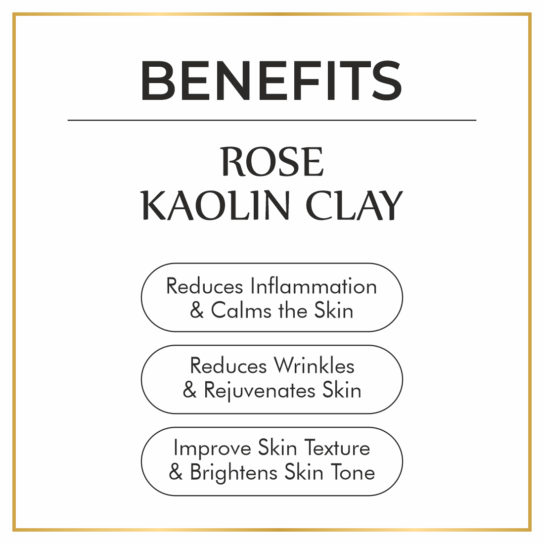 100% Natural Rose Kaolin Clay Mask