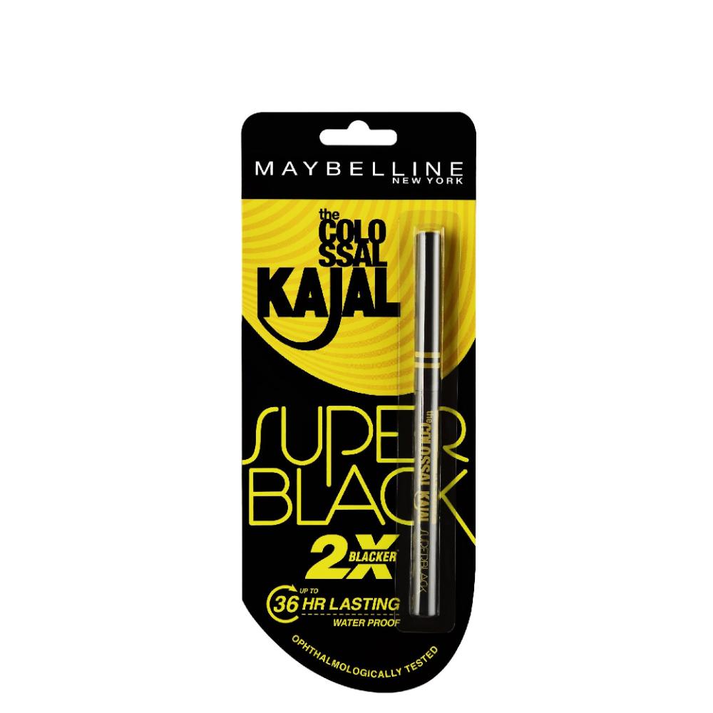 Colossal Kajal Super Black, 2X Darker & 2X Colossal, Matte Finish Kajal