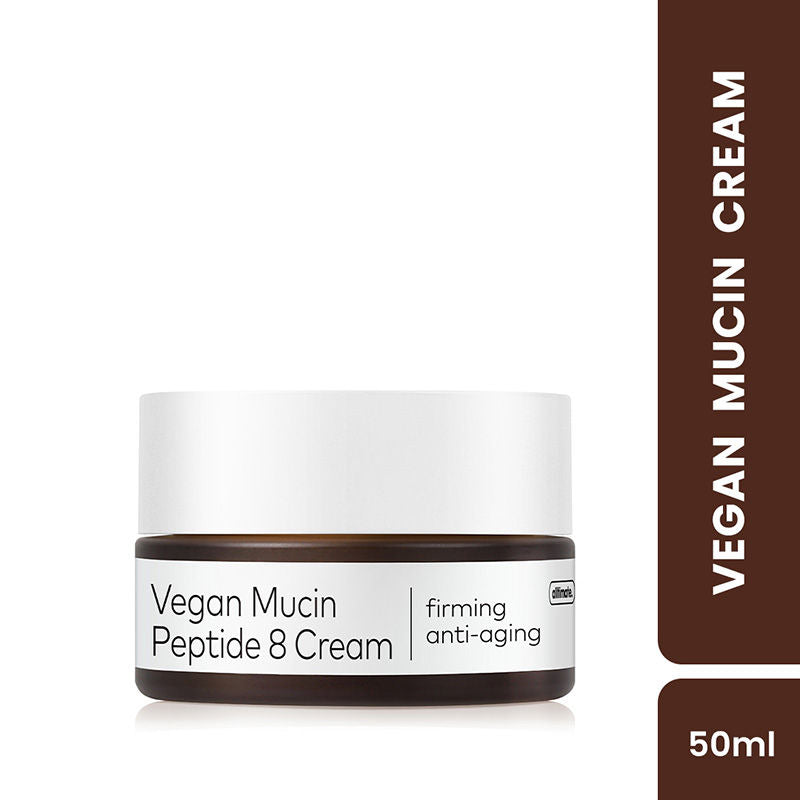 Alltimate Vegan Mucin 8 Peptide Cream - Anti Aging Korean Moisturizer with No Snails