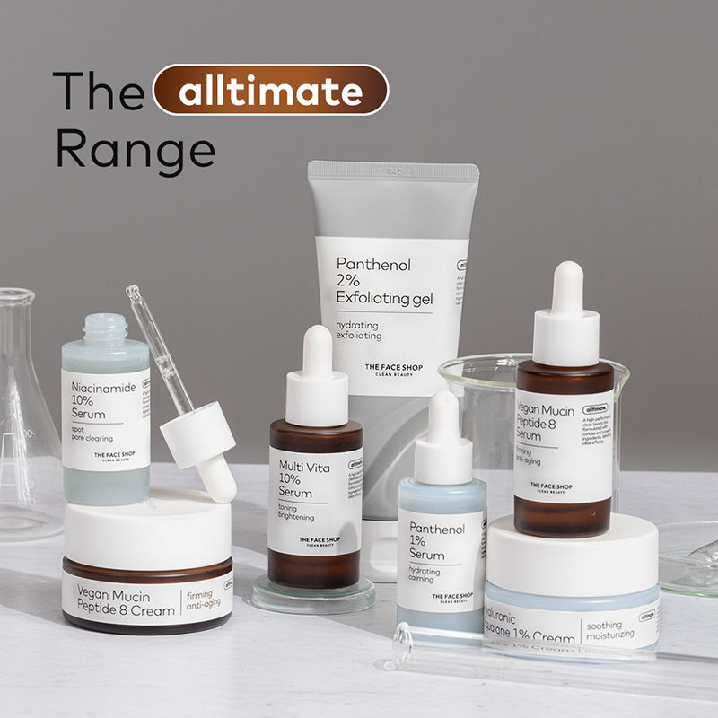 Alltimate Vegan Mucin 8 Peptide Cream - Anti Aging Korean Moisturizer with No Snails