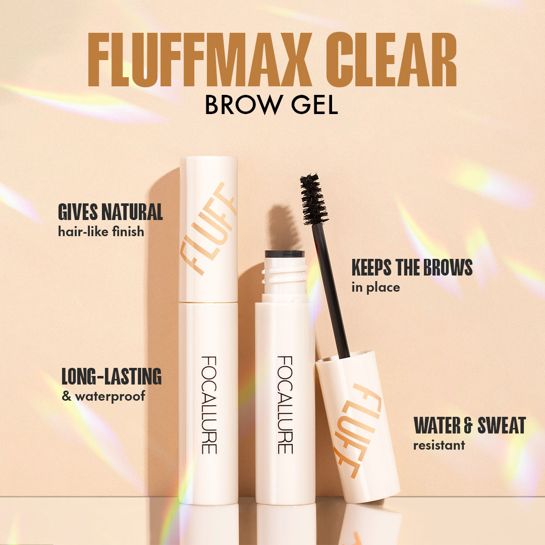 Fluffmax Clear Brow Gel - Dark Brown