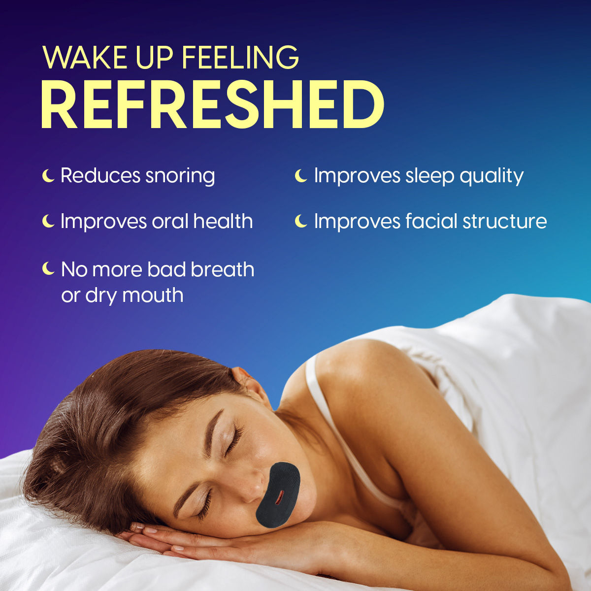 Anti-Snore Sleep Strips For Mouth Breathing